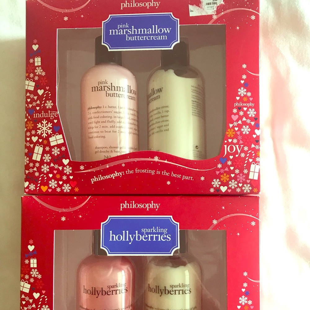 2 Philosophy gift boxes of lotion